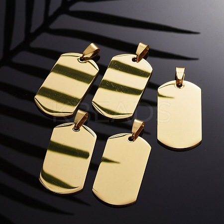 304 Stainless Steel Big Pendants STAS-I140-19F-G-1