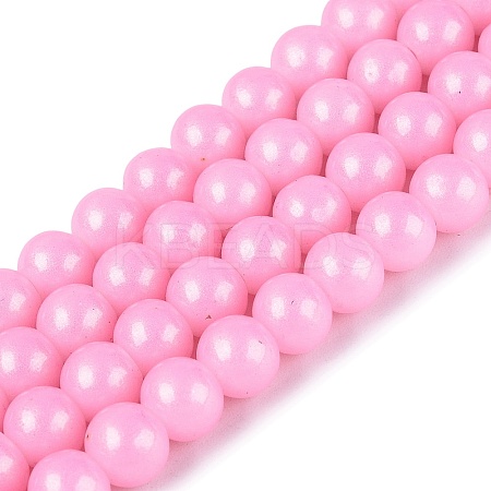 Baking Paint Glass Pearl Beads Strands DGLA-ZX001-05A-10-1