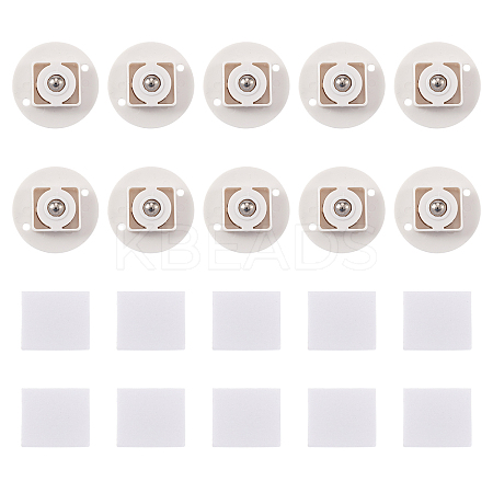 4 Sets ABS & Steel Universal Wheels 360°Rotation Pulley Ball FIND-SW0001-07-1