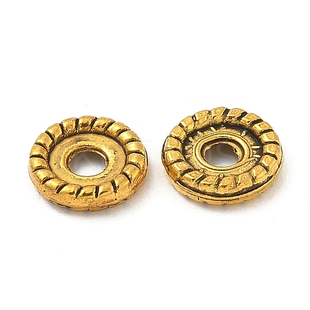 Tibetan Style Alloy Beads TIBE-P003-45AG-1