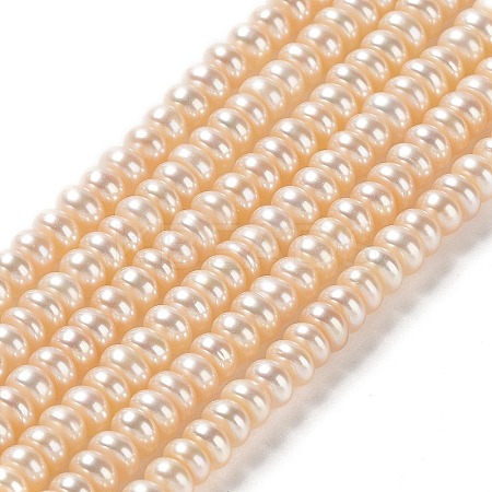 Natural Cultured Freshwater Pearl Beads Strands PEAR-J007-45-1