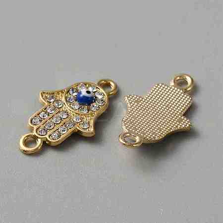 Alloy Rhinestone Pendants FIND-WH0147-30G-1