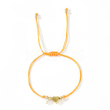 Imitation Pearl Charm Bracelets SI5748-5-1