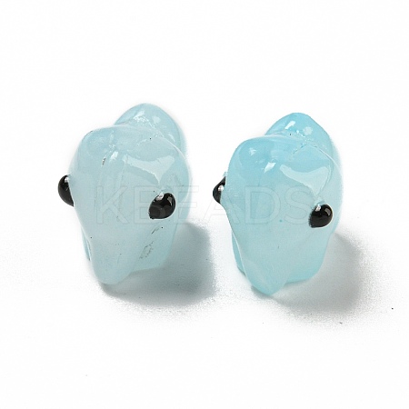 Handmade Transparent Glass Beads GLAA-N0028-01D-1