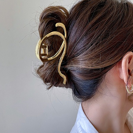 Hollow Alloy Large Claw Hair Clips PW23022873709-1