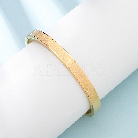 304 Stainless Steel Hinged Bangles for Women BJEW-B161-10G-1