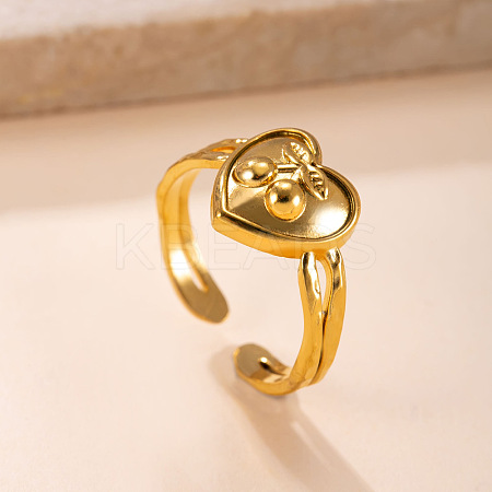 304 Stainless Steel Cuff Open Rings WG5D67B-01-1