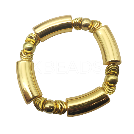 Fashionable Women's Chunky Curved Acrylic Tube Beads Stretch Bracelets AP8792-13-1