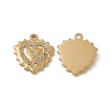 PVD Vacuum Plating 201 Stainless Steel Pendants STAS-J401-VC567-1