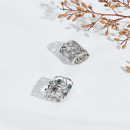 2Pcs 2 Styles Alloy Women Lady Girls Fashion Scarf Ring Buckle AJEW-LP0010-63-1