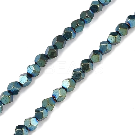 Electroplated Synthetic Non-magnetic Hematite Beads Strands G-A234-G03-01H-1