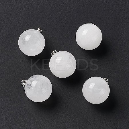 Natural Quartz Crystal Pendants G-G926-02P-14-1