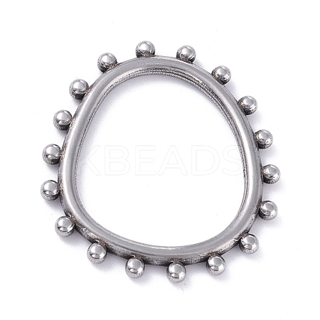 Non-Tarnish 304 Stainless Steel Pendants STAS-P288-07P-1