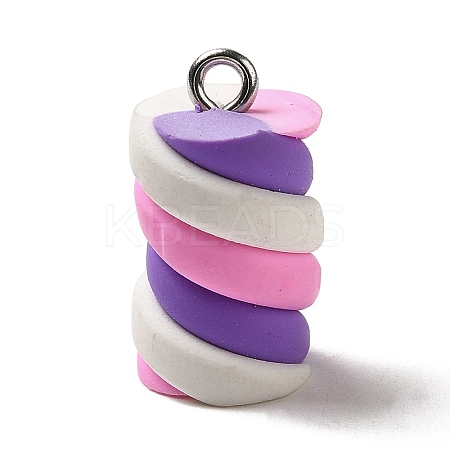 Opaque Resin Imitation Food Pendants FIND-Z006-04B-1