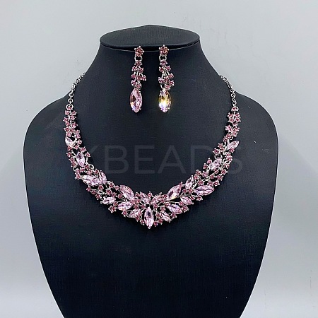 Alloy Rhinestone Jewelry Sets FS-WG8C091-02-1
