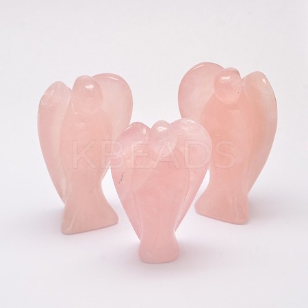 Natural Rose Quartz Home Display Decorations DJEW-L009A-02-1