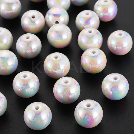 Opaque Acrylic Beads MACR-S370-18mm-01-1