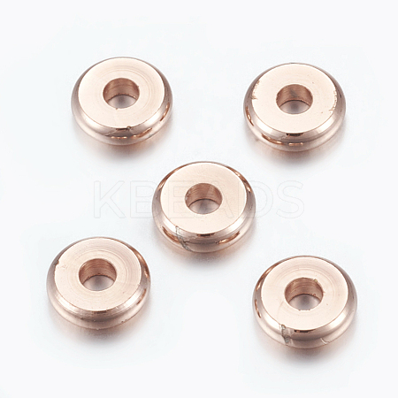 Brass Spacer Beads KK-L106C-01RG-A-1