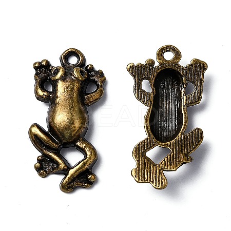 Tibetan Style Pendant Rhinestone Settings LS-TIBE-R184-AB-FF-1
