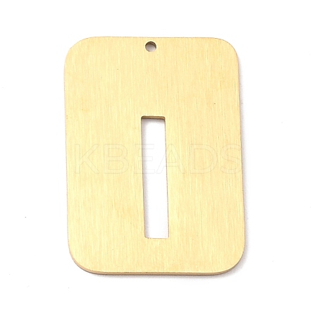 Ion Plating(IP) 304 Stainless Steel Pendants STAS-K216-49I-G-1