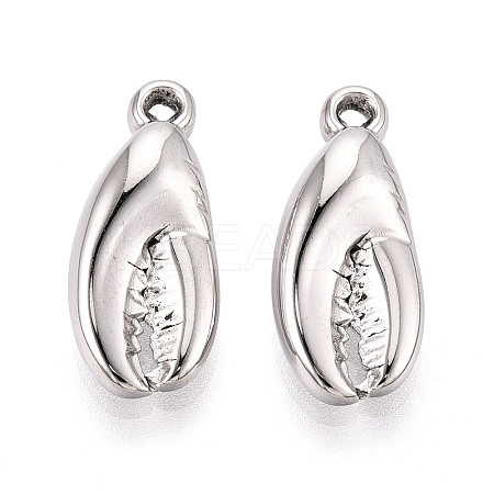 304 Stainless Steel Crab Claw Pendants STAS-T069-01P-1