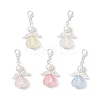 Heart Angel Acrylic Pendant Decorations HJEW-JM03655-01-2