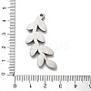Tarnish Resistant 304 Stainless Steel Pendants STAS-G172-87P-1-2