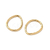 304 Stainless Steel Twisted Teardrop Linking Rings STAS-L300-007G-2