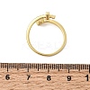 Adjustable Brass Micro Pave Cubic Zirconia Cuff Open Rings CU-CBABA66-05G-5