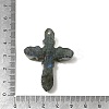 Natural Mixed Stone Carved Pendants G-K248-02-4