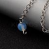 Opalite Sphere Dowsing Pendulums BJEW-E292-A11-3
