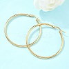 Ion Plating(IP) 304 Stainless Steel Hoop Earrings X-EJEW-N0016-11G-G-1