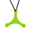 Dart Shape Food Grade Eco-Friendly Silicone Pendants PW-WGD6024-05-1