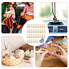 36Pcs 36 Style Alloy Enamel Pendant Stitch Markers HJEW-NB00037-6
