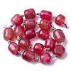 Natural Agate Beads Strands G-P605-G01-01-3