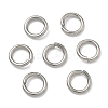 Tarnish Resistant 304 Stainless Steel Open Jump Rings X-STAS-E067-11-9mm-1