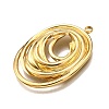 304 Stainless Steel Pendants STAS-M116-41G-3