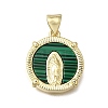 Brass Acrylic Pendants KK-G602-04B-02-1