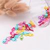 Opaque AB Color Acrylic Skeleton Key Pendants SACR-R697-M24-3