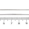 Brass Curb Chains Necklaces for Women NJEW-D302-73P-5
