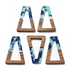 Resin and Walnut Pendants FIND-R051-03D-1