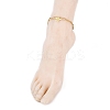 Ion Plating(IP) 304 Stainless Steel Multi-strand Anklets X-AJEW-AN00332-01-5