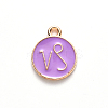 Alloy Enamel Pendants ENAM-S124-01B-01E-2