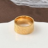 304 Stainless Steel Finger Rings for Women RJEW-F195-04G-2