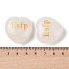 Natural Quartz Crystal Heart Engraving MBTI Figurines Statues for Home Office Desk Decorations X1-G-K353-05K-3