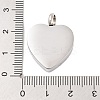 Non-Tarnish 304 Stainless Steel Urn Ashes Pendants BOTT-PW0001-100A-3