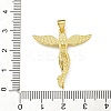 Rack Plating Brass Micro Pave Clear Cubic Zirconia Pendants KK-Z067-12G-3