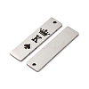 Anti-Tarnish 201 Stainless Steel Pendants STAS-R002-15P-2