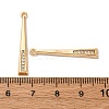 Brass Micro Pave Cubic Zirconia Pendants KK-Z112-14G-3