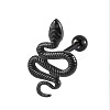 304 Stainless Steel Snake Straight Barbell Piercing Tongue Rings for Women Men WG86E6B-02-1